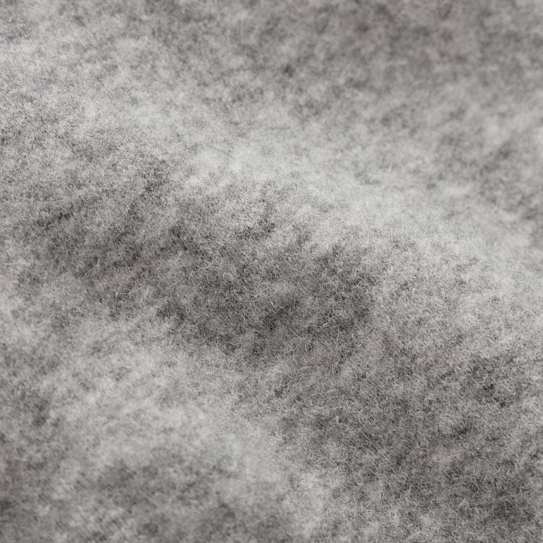 Wool Alpaca Zip Jacket - Mid Grey