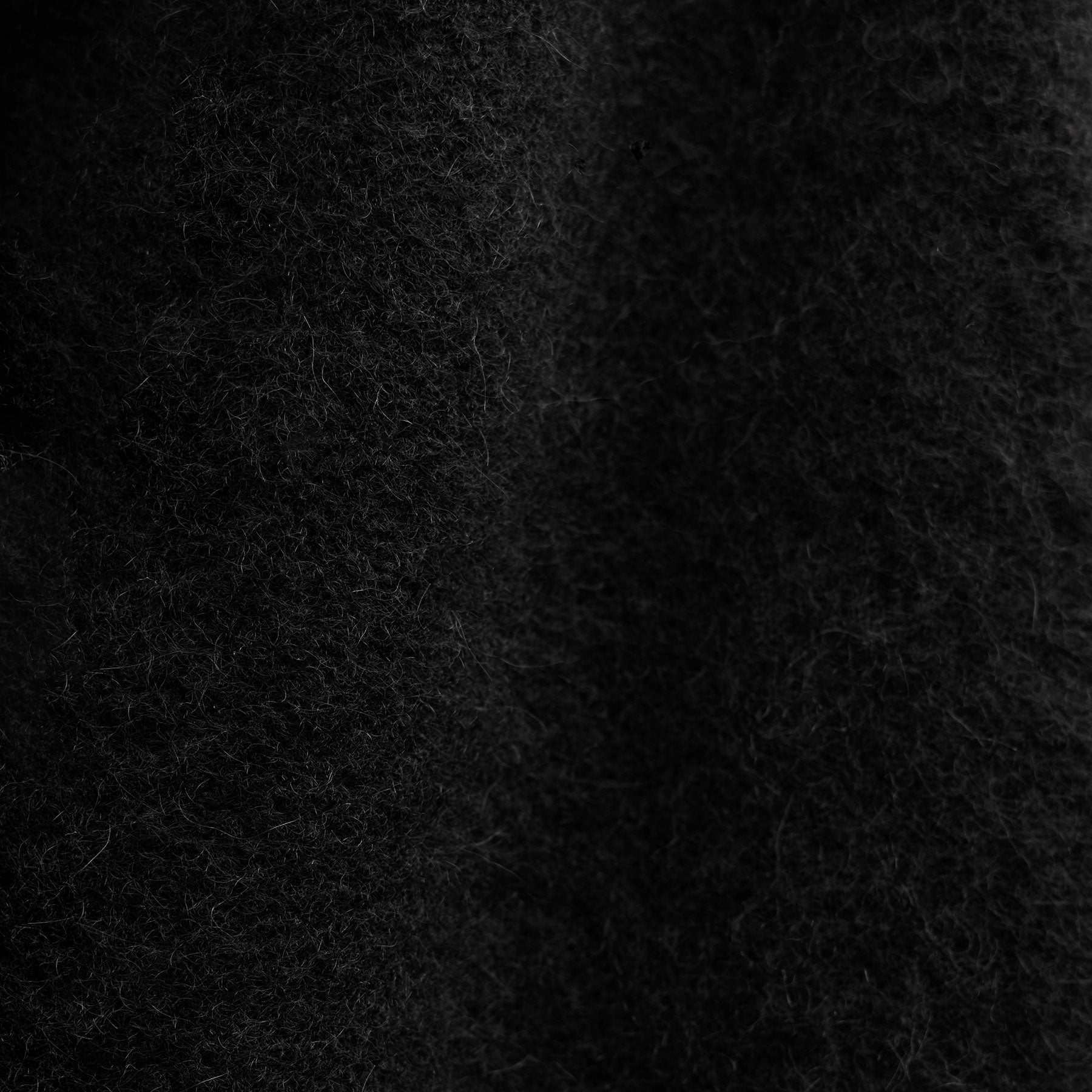 Wool Alpaca Cardigan Jacket - Black