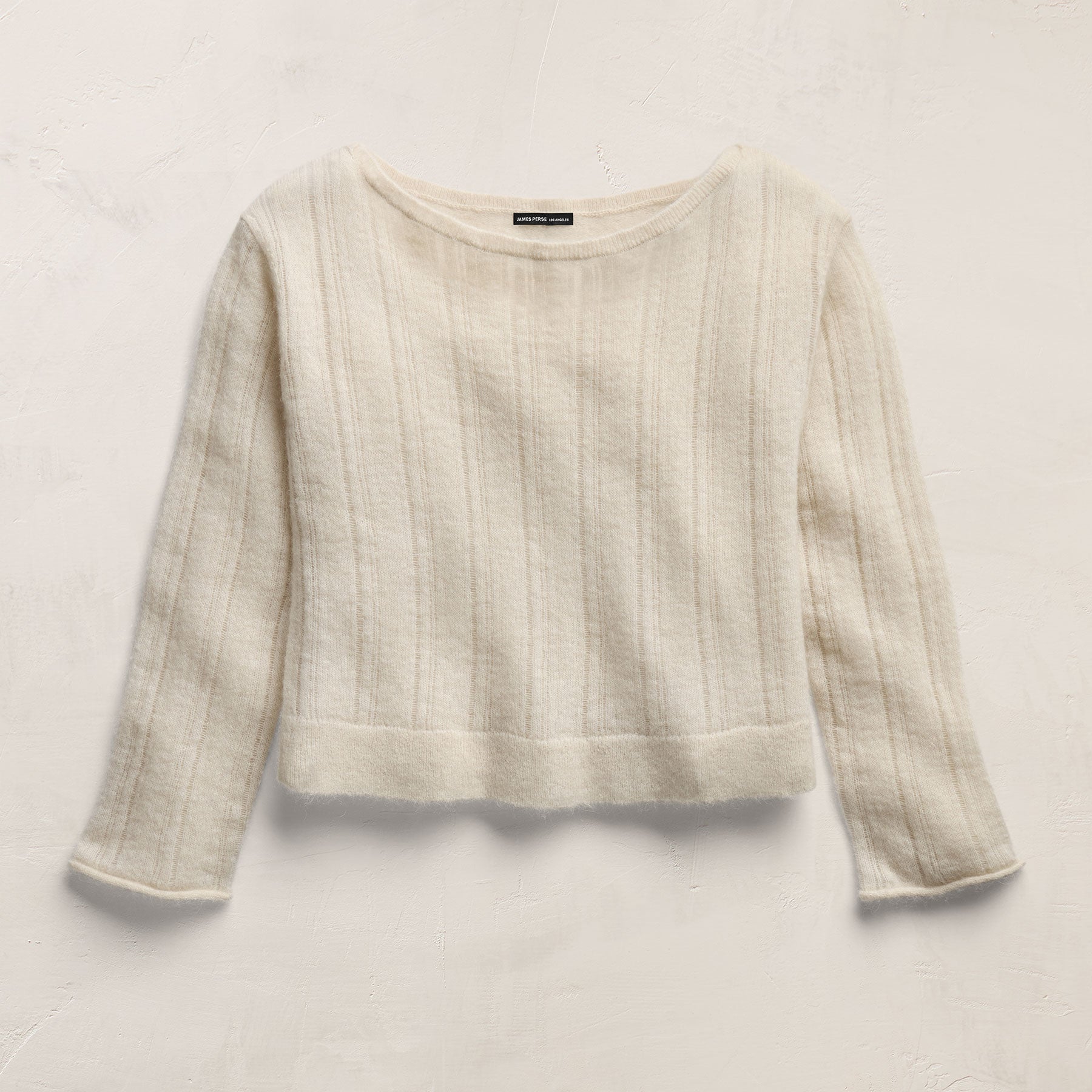 Mohair Open Stitch Sweater - Off White