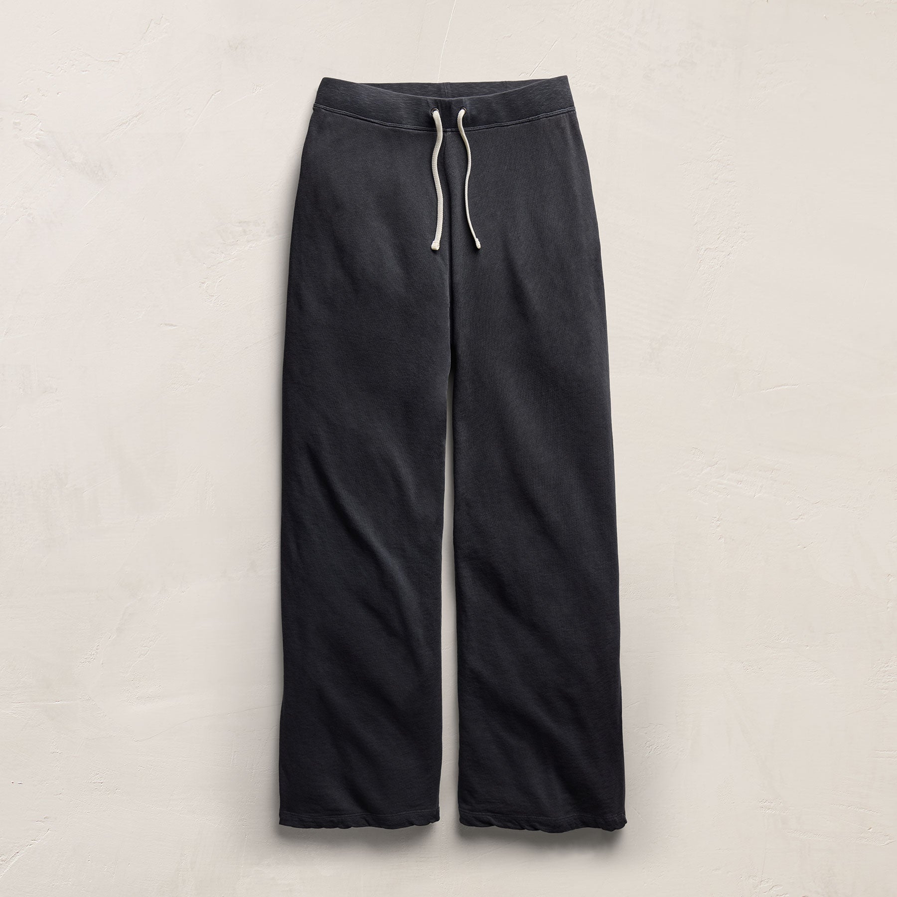 Vintage French Terry Wide Leg Sweatpant - Blue Noir Pigment