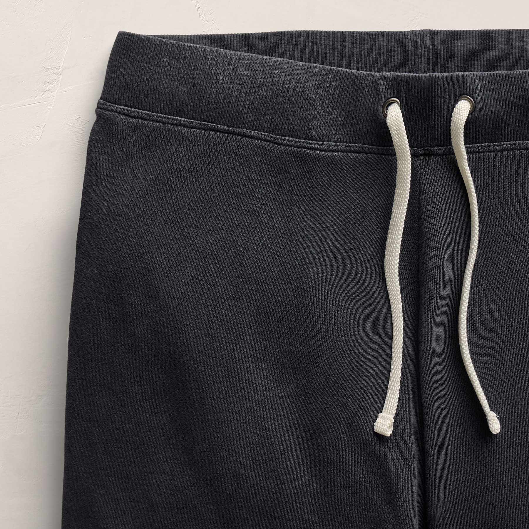 Vintage French Terry Wide Leg Sweatpant - Blue Noir Pigment