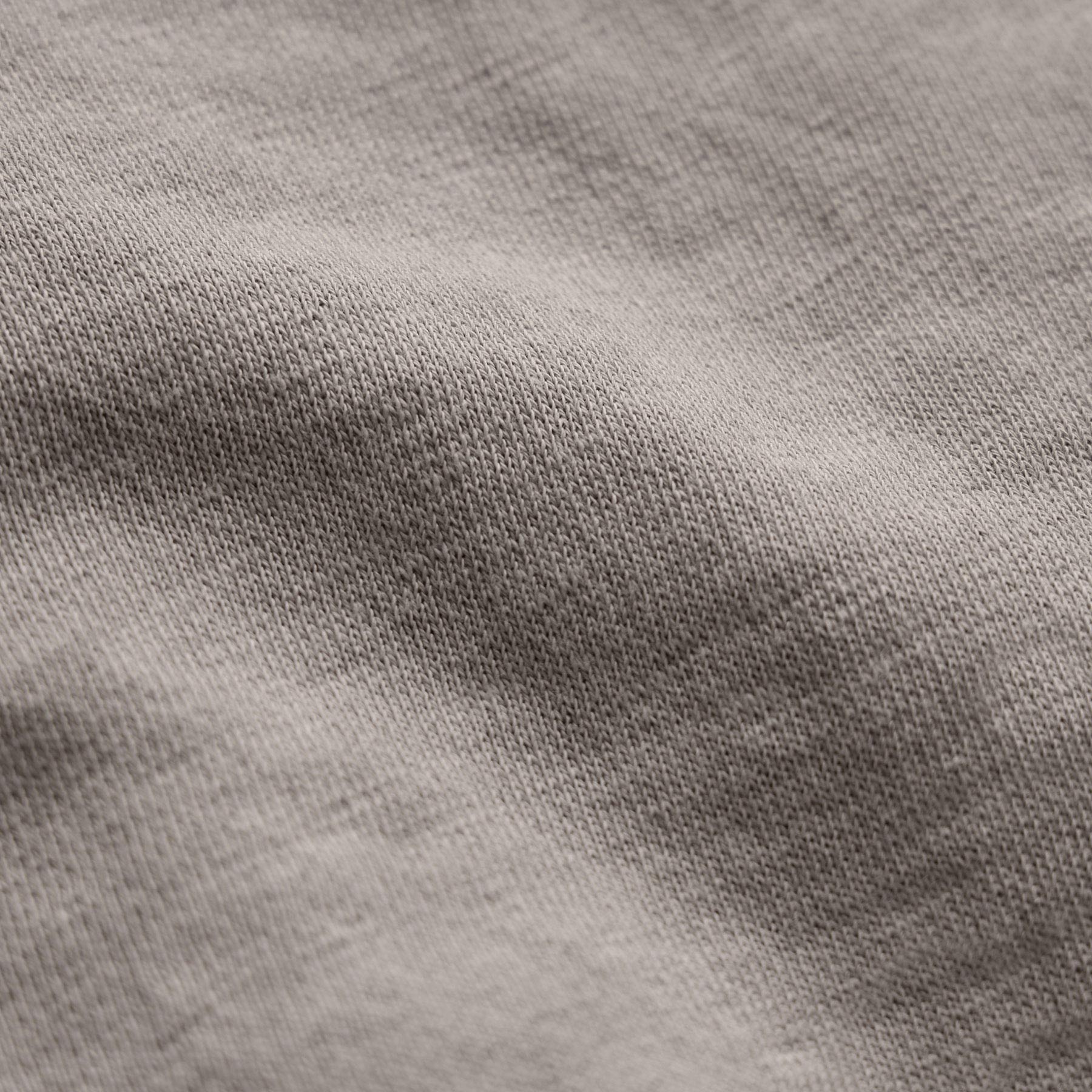 Vintage French Terry Zip Up Hoodie - Fog Pigment
