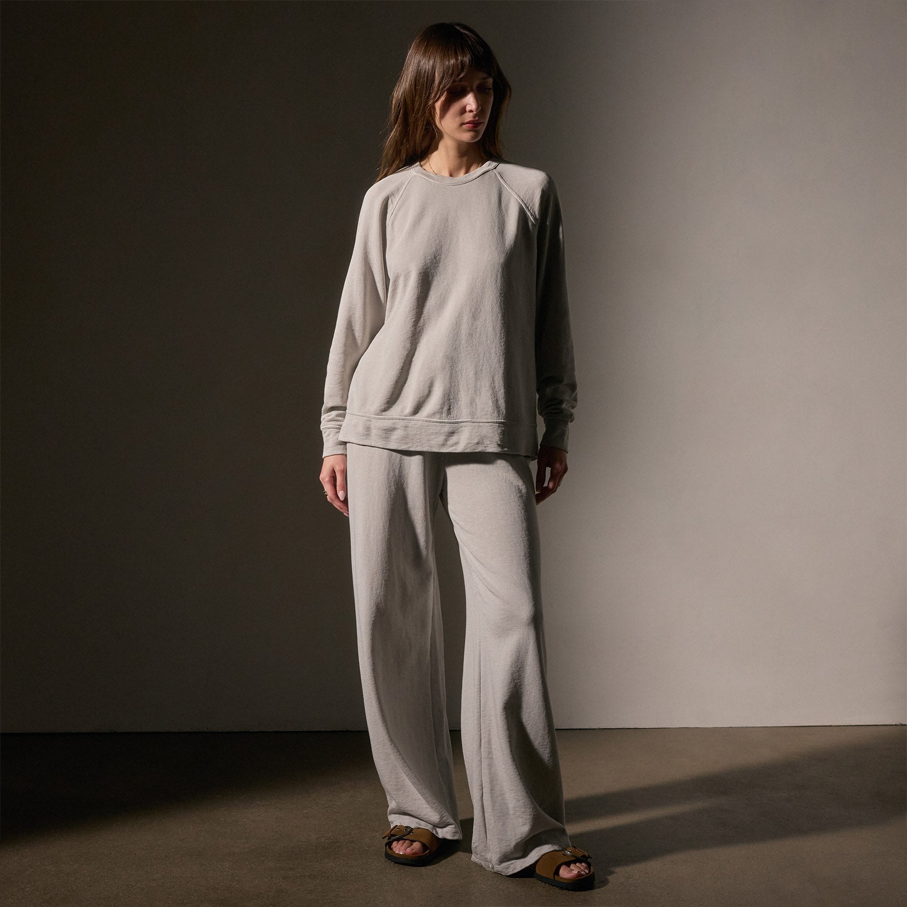 Vintage French Terry Relaxed Sweatshirt - Salt Pigment